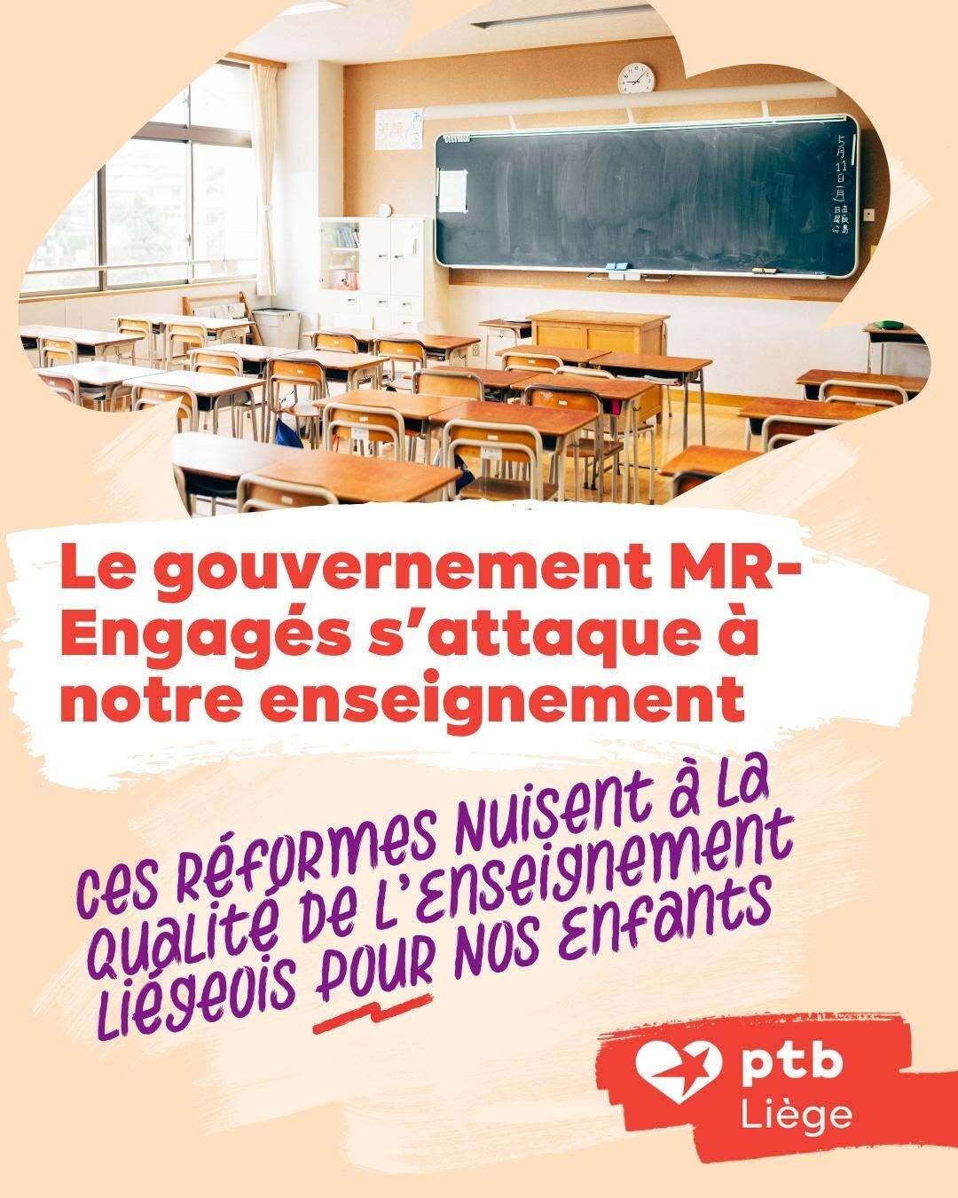 Quel est l'impact de la réforme sur l'enseignement communal liégeois?