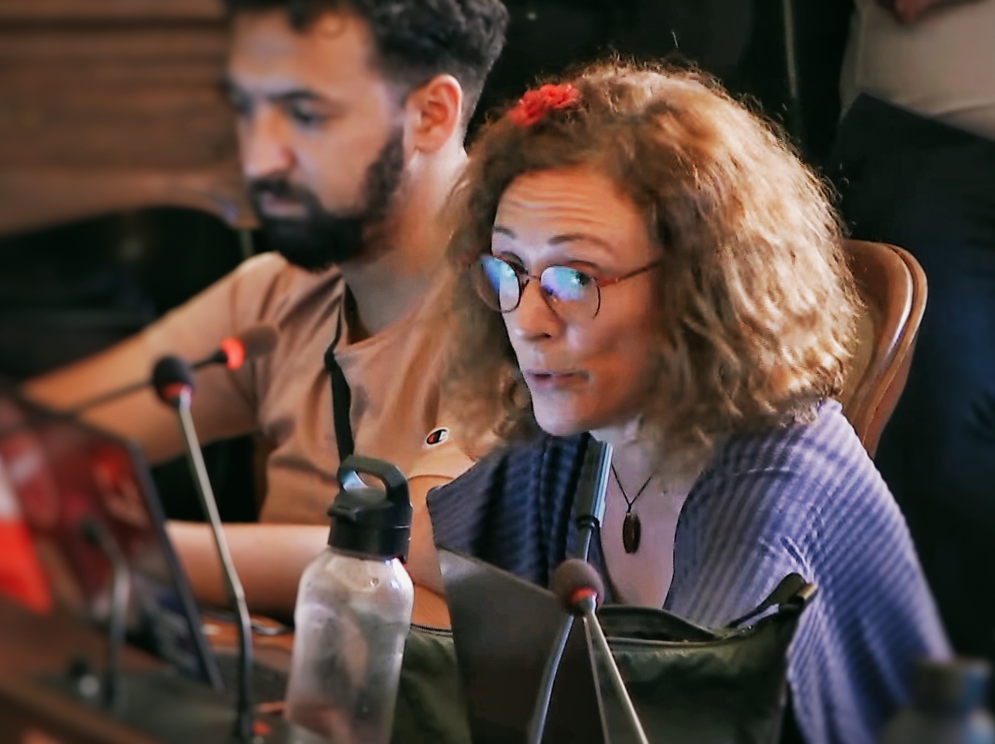 Sophie Lecron au conseil communal du 29 juin 2026